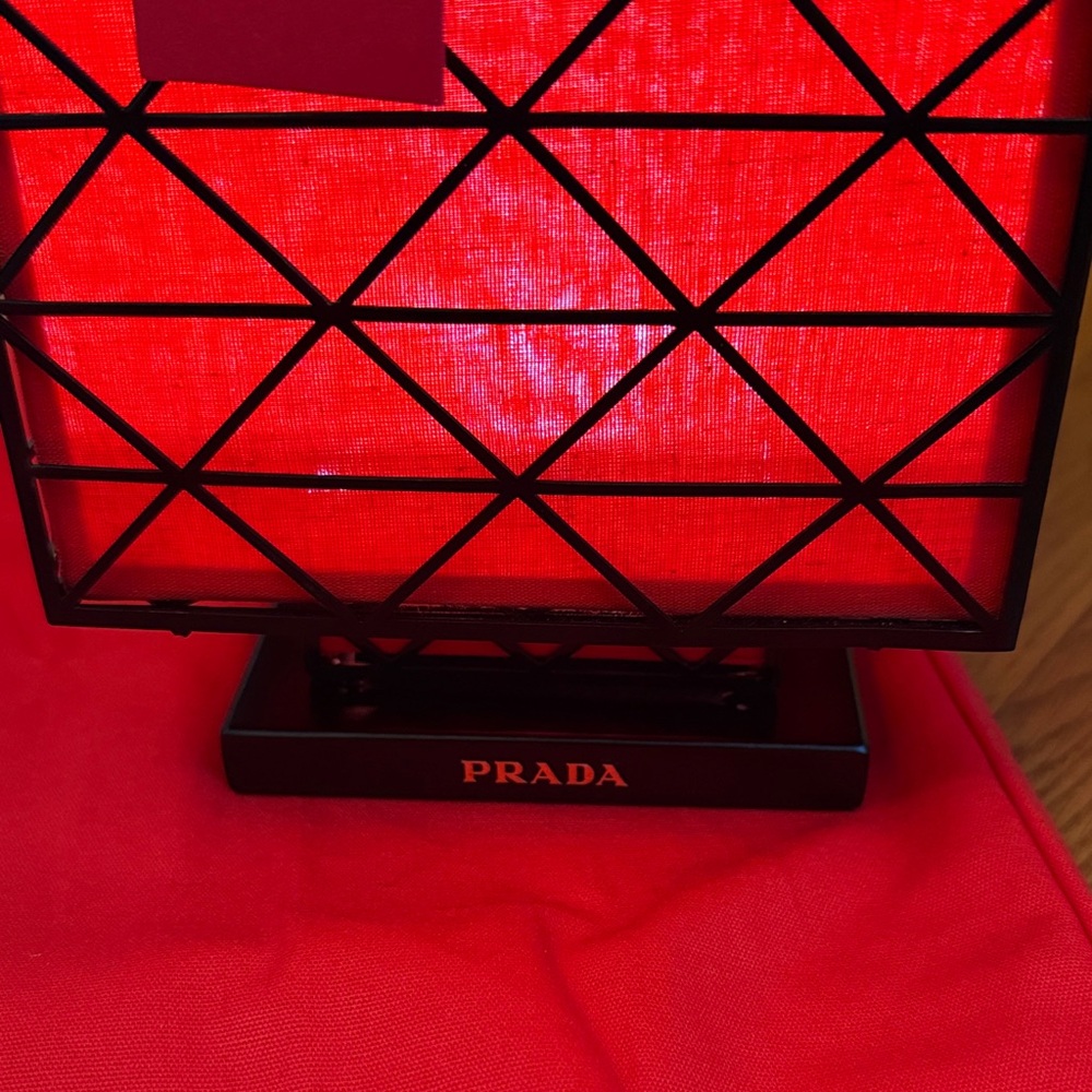 Prada Red Geometric Lantern - Picture 7 of 7
